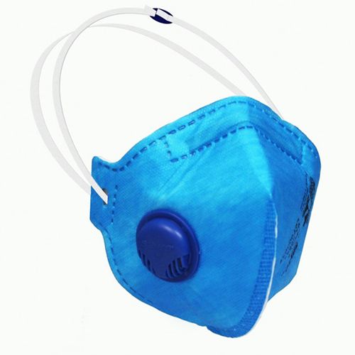 Máscara Respirador Semifacial Descartável PFF2-S com válvula Equivalente N95